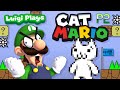 Luigi Plays CAT MARIOOO PART 2