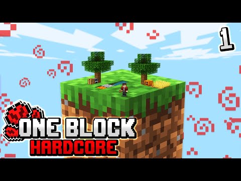 Kiingtong - Minecraft Skyblock, but you only get ONE BLOCK.. (hardcore) #1