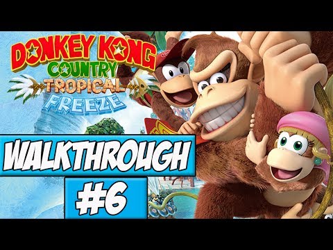 Donkey Kong Country: Tropical Freeze Walkthrough Ep.6 w/Angel - Owl Boss!