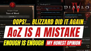 Diablo IV - Oops!… Blizzard Did it Again - AoZ is a Mistake