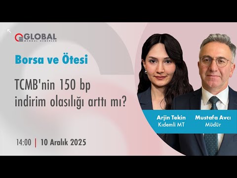 Borsa ve Ötesi | #TCMB'nin 150 bp indirim olasılığı arttı mı?