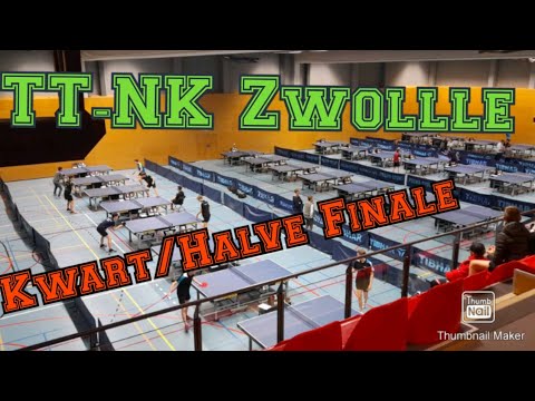 Tafeltennis NK zwolle KWART & HALVE FINALE || Best Rally's