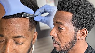 BARBER TUTORIAL : HOW TO DO A DROP FADE WITH FRO : FULL VOICE OVER | GAMECHANGER