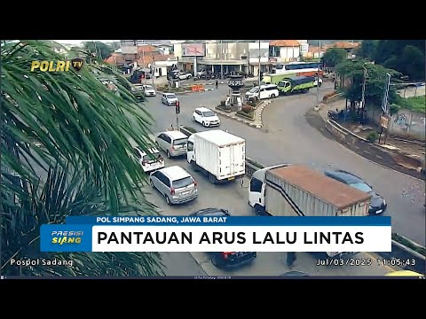 NTMC POLRI PANTAUAN ARUS LALU LINTAS SIANG 03/07/25