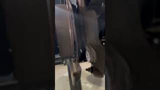 Low speed scraping noise caused by brake backing plate material, separation, concern repair