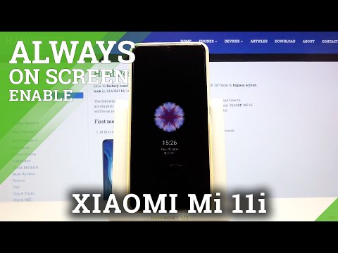 How to Turn Off Always on Display in XIAOMI MI 11i - Disable AOD