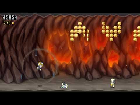 6,580m run ( Jetpack joyride) + 3724 coins + 12 spin tokens