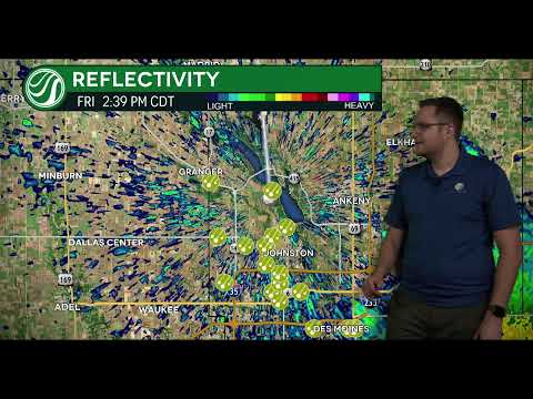 Des Moines Major Hail! Live Storm Coverage!