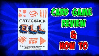 How to Play Categorick ELL & Review | New Indie Card Game Review | Stuff By Bez