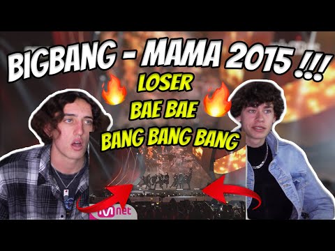 South Africans React To BIGBANG - 'LOSER' + 'BAE BAE' + ‘뱅뱅뱅(BANG BANG BANG)' in 2015 MAMA !!!