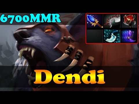 Dota 2 - Dendi 6700 MMR Plays Ursa Vol 1 - Ranked Match Gameplay!