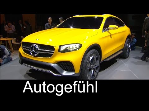 Preview all-new Mercedes GLC Coupé Concept (new GLK replacement as Coupé version) Premiere