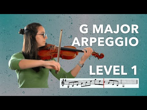 G Major Arpeggio - 2 Octaves | Violin | Level 1