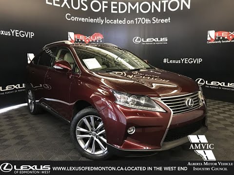 Used Red 2015 Lexus RX 350 Touring Package Review - Grand Prairie, Alberta, Canada