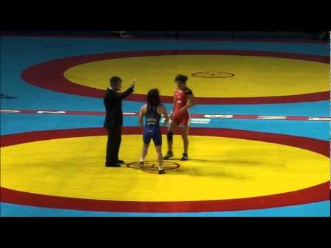 2011 Senior Wrestling World Championship, Women FS 55 KG, Yoshida (Japan) vs Verbeek (Canada)