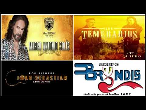 Los Temerarios , Marco Antonio Solis , Joan Sebastian y Bryndis Sus Mejores Exitos Romanticas 2021