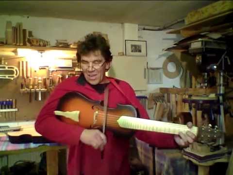 Guitar Viol, 6 string fretted Viol image 15