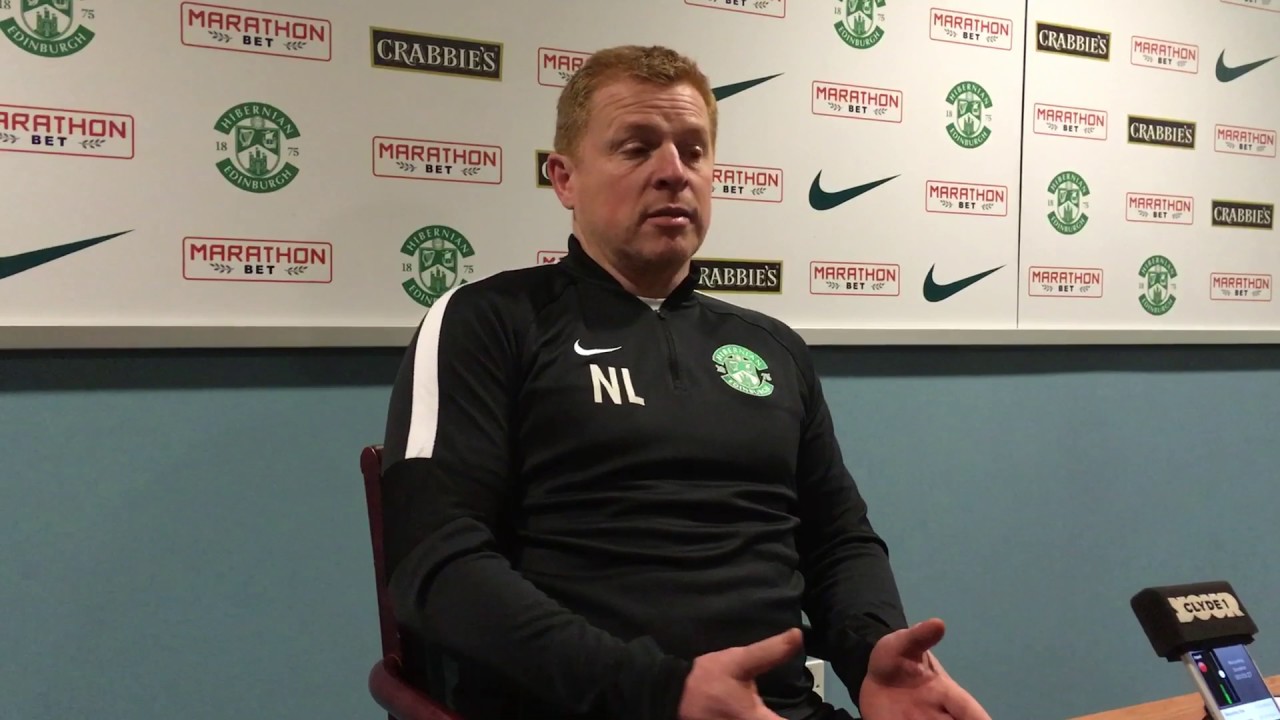 Hibs boss Neil Lennon after-match press conference following 0-0 with Morton - YouTube
