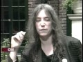 Patti Smith - CNN interview for "Gone Again" [June 1996]
