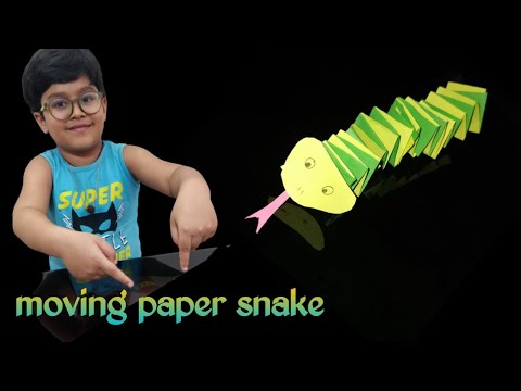 Origami Paper Snake Craft | Paper Toys | Moving Paper Snake | Amazing Paper Snake -- NandusDen