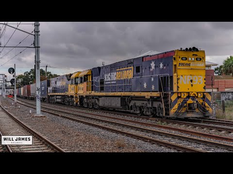 TRAINSPOTTING: A DAY OF TRAINS AT MIDDLE FOOTSCRAY, MELBOURNE