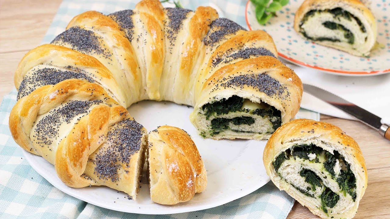 PAN GIRELLA SOFFICE ALLE VERDURE Ricetta facile pan brioche salato