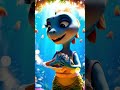 Goodbye Dino Tail Hello Mermaid Sparkle Animation Cartoon Dinosaur Pixarstyle Funny