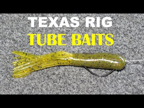How To Texas Rig Tube Baits | Bass Fishing