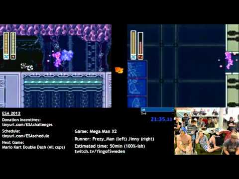 Frezy_Man VS IrregularJinny in Mega Man X2 at ESA 2012