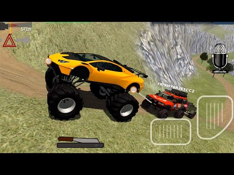 Monster Lamborghini Pulls SUV On The Hill | Offroad Simulator Online 4x4 ORSO Android Gameplay HD