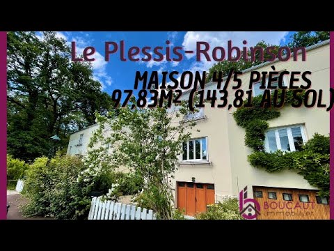 Achat Maison 4/5 pièces - Le Plessis-Robinson à l'orée du Parc Henri SELLIER