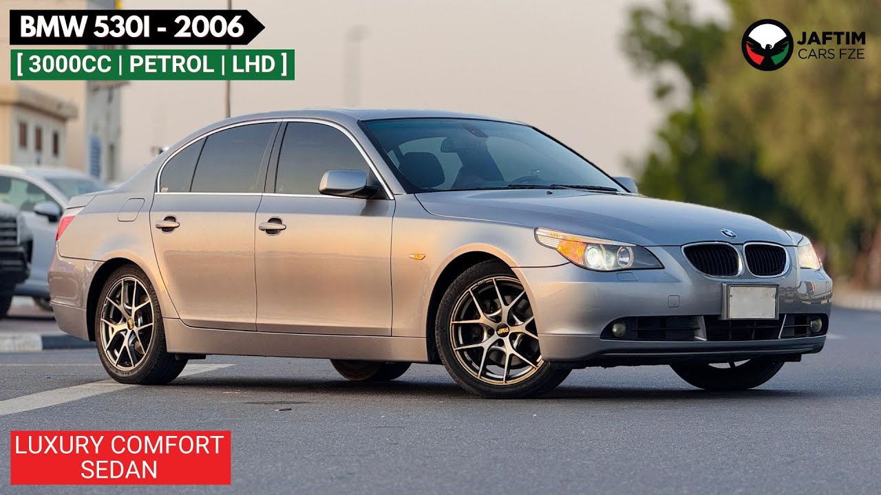 BMW 530i 2006 BMW 530i SEDAN | 3.0L PETROL ENGINE | LHD | AUTOMATIC TRANSMISSION | 2WD | LEATHER SEATS | SUNR video