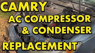 Camry AC Compressor & Condenser Replacement