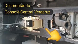 Console Central Hyundai Veracruz - Aprenda a desmontar passo a passo.