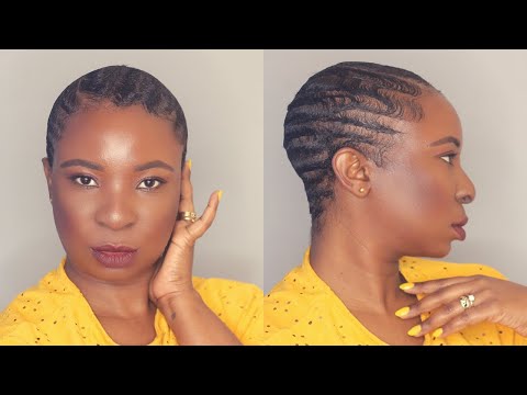 How To Finger Waves On Short Hair | South African...