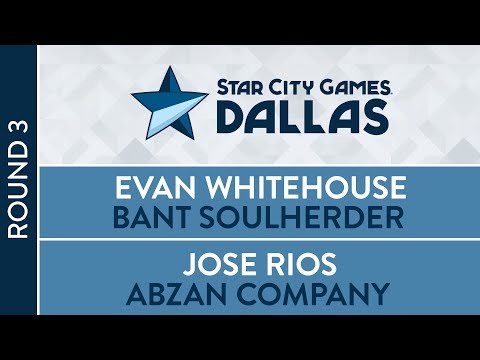 SCGDFW: Round 3 - Evan Whitehouse vs Jose Rios [Modern]
