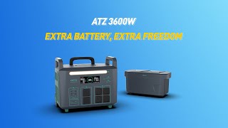 Extend ATZ 3600W Capacity with the Secondary Battery Pack