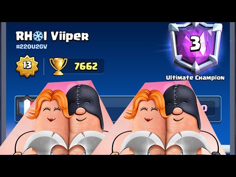 Viiper clash royale🏆 Hog Exnado god 👈Best Deck in Clash Royale