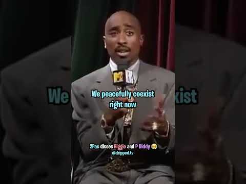 2Pac Disses Biggie and P. Diddy 😂