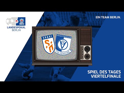 Viertelfinale im COSY-WASCH Landespokal: Spandauer Kickers VS. VSG Altglienicke #SpieldesTages