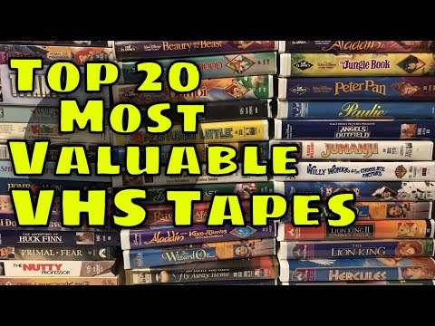 Top 20 Most Valuable Vintage Video Tapes