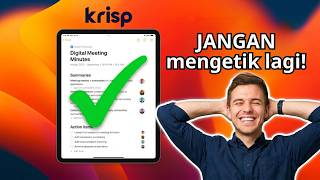 Notulen Rapat AI Otomatis dengan Krisp AI (Tanpa Mengetik) 🚀