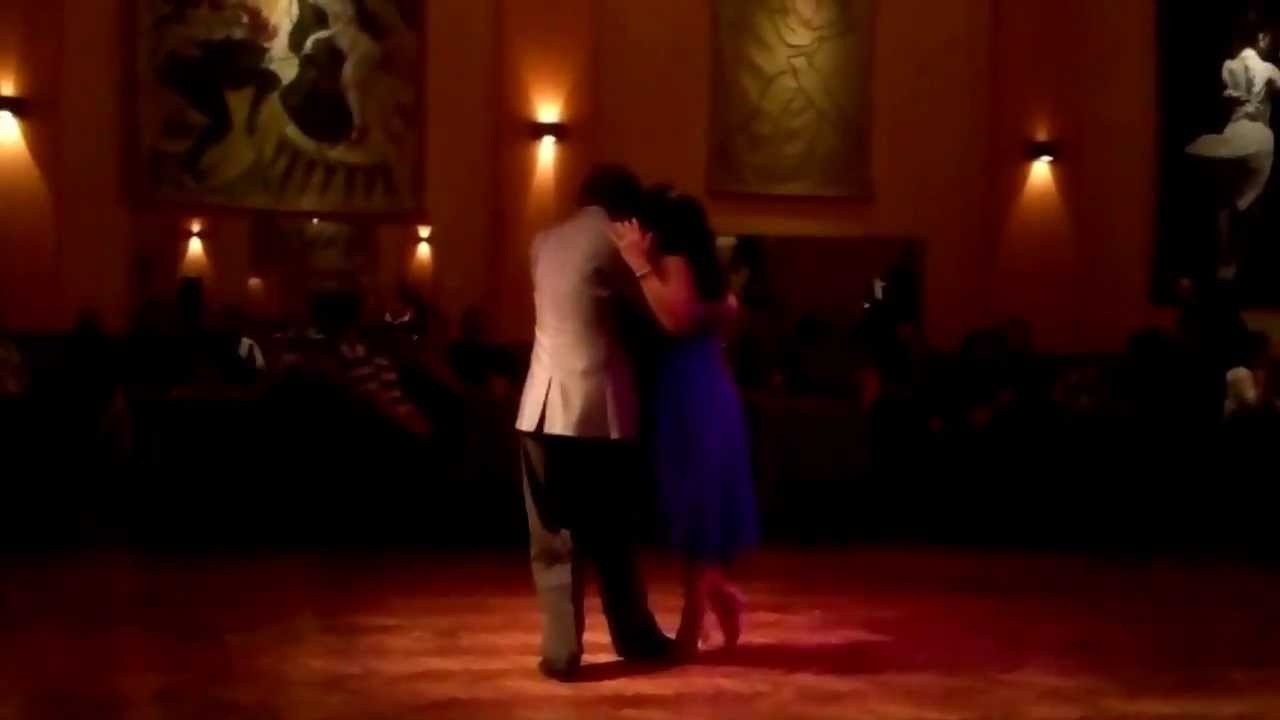 Video thumbnail for Mily Amézaga y Luis Goñi @ salon Canning milonga Parakultural, Demare "Solamente ella"
