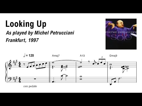 Michel Petrucciani - Looking Up (Frankfurt) | Transcription