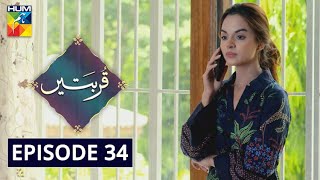 Qurbatain Episode 34 HUM TV Drama 2 November 2020