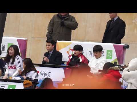 190331 옹성우 야구 경기 관람(LG vs 롯데)