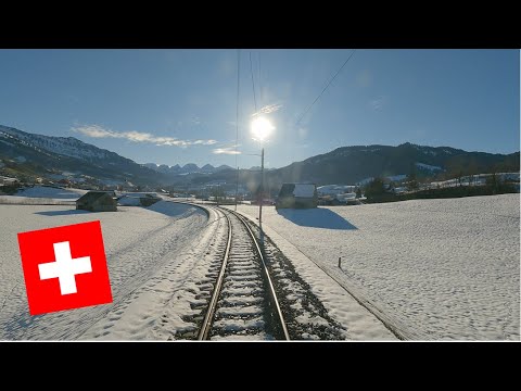 4K Führerstandsmitfahrt S2 St. Gallen - Wattwil - Nesslau