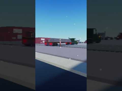 Argentina Freight Train Hits Lowboy Truck in Maciel Santa Fe Province Argentina Roblox (Remake)