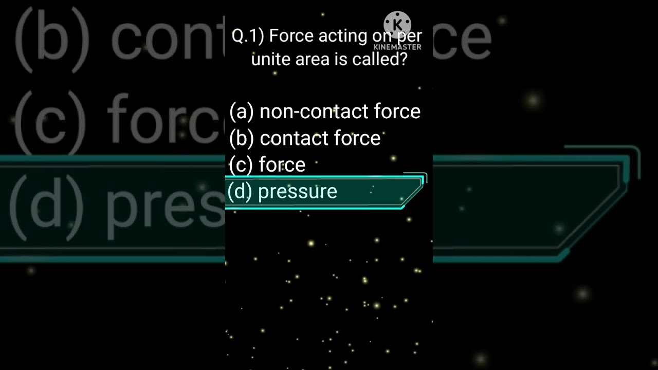 class 8 science chapter 11 Forces and Pressure mcq questions.  @class8mcqquestion