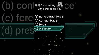 class 8 science chapter 11 Forces and Pressure mcq questions.  @class8mcqquestion